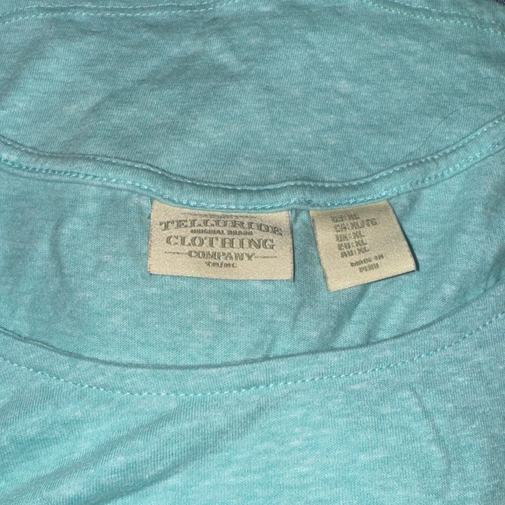 Women’s Telluride Clothing Company Aqua Tank Top - XL - Picture 6 of 6